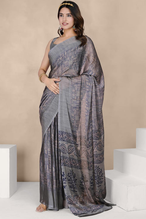 Vasthrlay Fashion Chiffon Printed Ethnic Wear