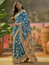 Vasthrlay Printed Yellow Saree