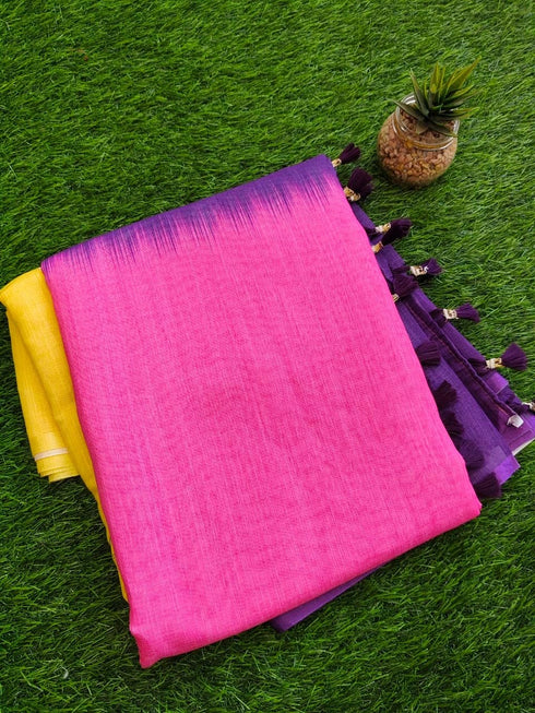 Vasthrlay Lightweight Matching Unstitched Pinkorange