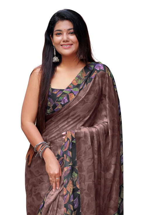 Vasthrlay Fashion Rhinestone Embellished Black Ethnic Wear