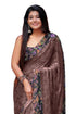 Vasthrlay Fashion Rhinestone Embellished Black Ethnic Wear