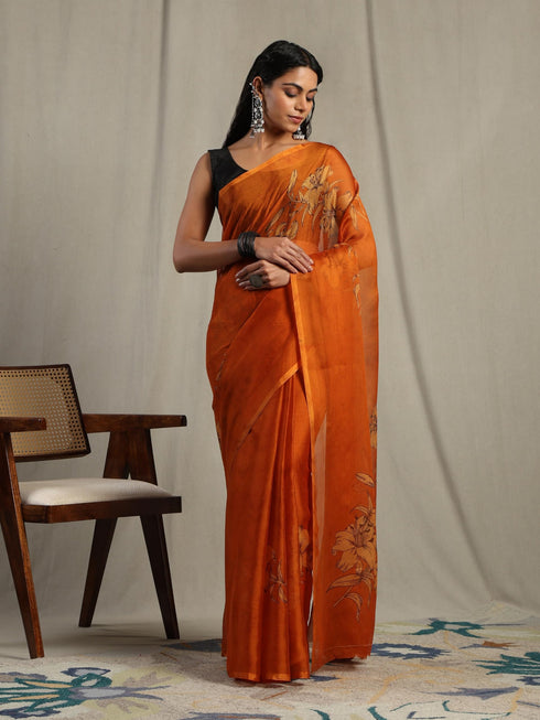 Vasthrlay Chiffon Floral Saree