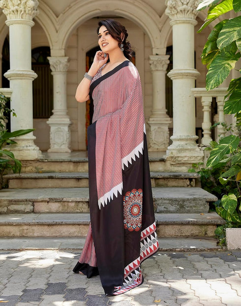 Vasthrlay Malgudi Printed Blouse Ethnic Wear
