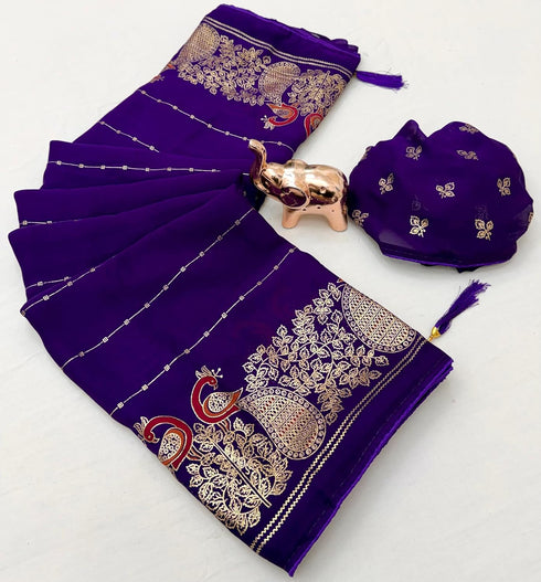 Vasthrlay Georgette Peacock