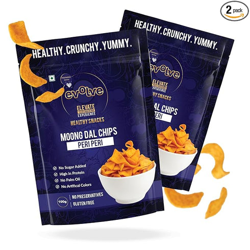 Evolve Moong Dal Chips Healthy Snacks