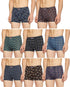 Dixcy Scott Printed Assorted Cotton Men's Trunk/Underwear - Pack of 8 (#Crazy-Trunk-110 CM) (Color & Prints May Vary)