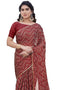 Vasthrlay Fashion Georgette Sequins Navy Ethnic Wear