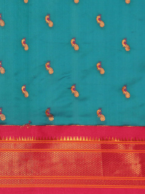 Vasthrlay Paithani Purple Saree