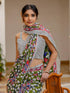 Vasthrlay Kalamkari Printed Olive Saree