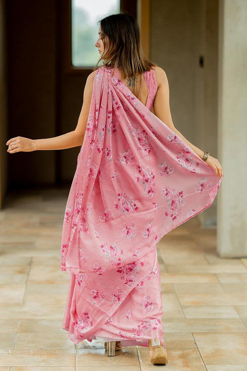 Vasthrlay Fashion Chiffon Georgette Dusty Ethnic Wear