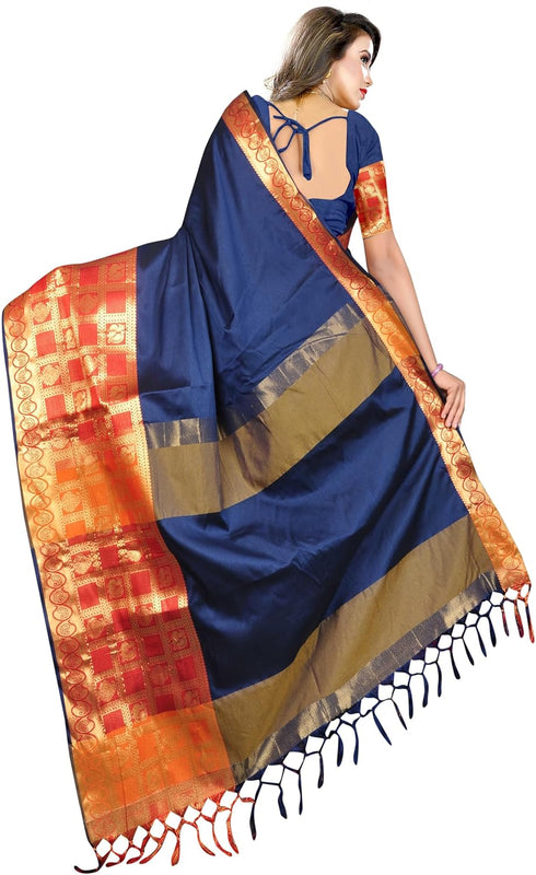 Vasthrlay Jacquard Unstiched Ethnic Wear