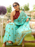 Vasthrlay Printed Unstitched Gold Free Ethnic Wear
