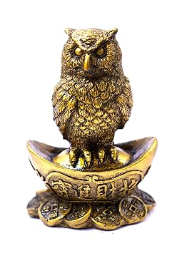 Owl Statue/Showpiece/Idol for Good Luck and Prosperity Showpiece