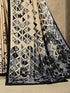 Vasthrlay Printed Off White1 White Saree