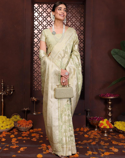 Vasthrlay Kanjivaram Banarasi Wedding Sari Az Ys Yasmin Saree