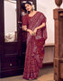 Vasthrlay Womens Printed Unstitched Green Saree