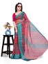 Vasthrlay Organza Printed Unstitched Rani Free Ethnic Wear