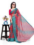 Vasthrlay Organza Printed Unstitched Saree