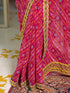Vasthrlay Georgette Bandhani Multi Saree