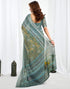 Vasthrlay Unstitched Readymade Traditional Pink Saree