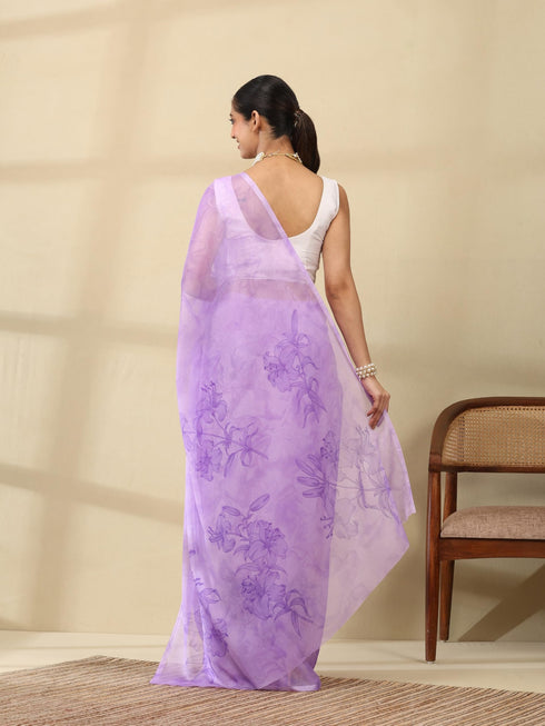 Vasthrlay Georgette Floral Saree