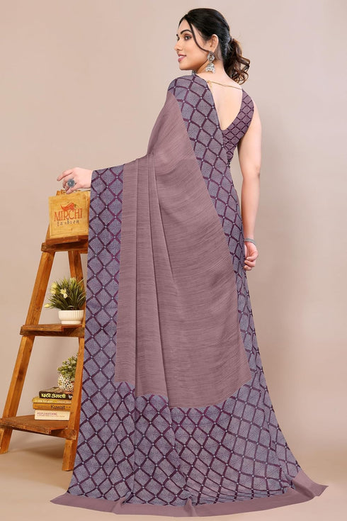 Vasthrlay Fashion Chiffon Printed Ethnic Wear
