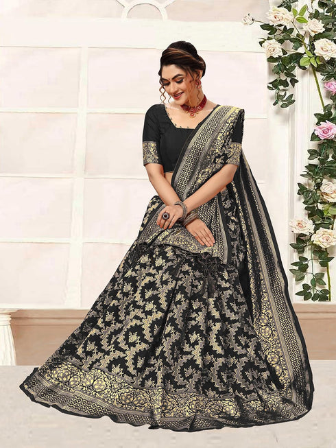 Vasthrlay Tassel Banarasi Blouse Ethnic Wear