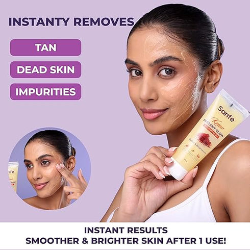 Sanfe Kesar Instant Glow Exfoliating Gel 100g