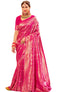 Vasthrlay Women's Kanjivaram Designer Unstitched Saree