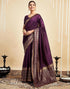 Vasthrlay Womens Banarasi Jacquard Sky Blue Saree