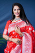 Vasthrlay Silver Banarasi Saree