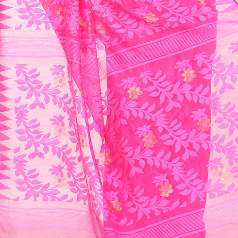 Vasthrlay Bengal Cotton `s Handloom Jamdani