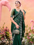 Vasthrlay Shimmer Chiffon Purple Saree