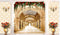 Backdropon Decorative Flower Background Backdrop Curtain