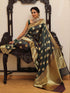 Vsathrlay Saree Kanjivaram Silk Pari Gold