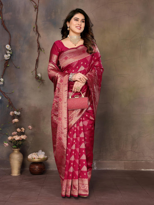 Vasthrlay Silk Unstitched Saree