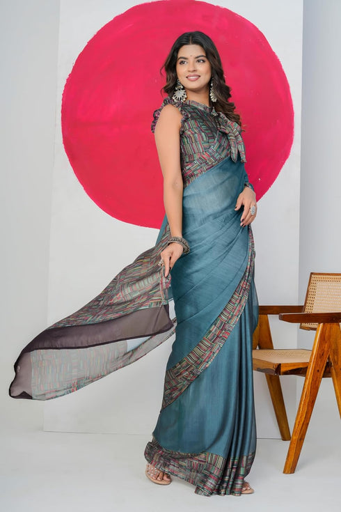 Vasthrlay Fashion Chiffon Printed Ethnic Wear