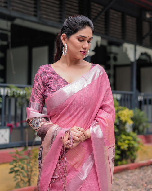 Vasthrlay Floral Chiffon Saree