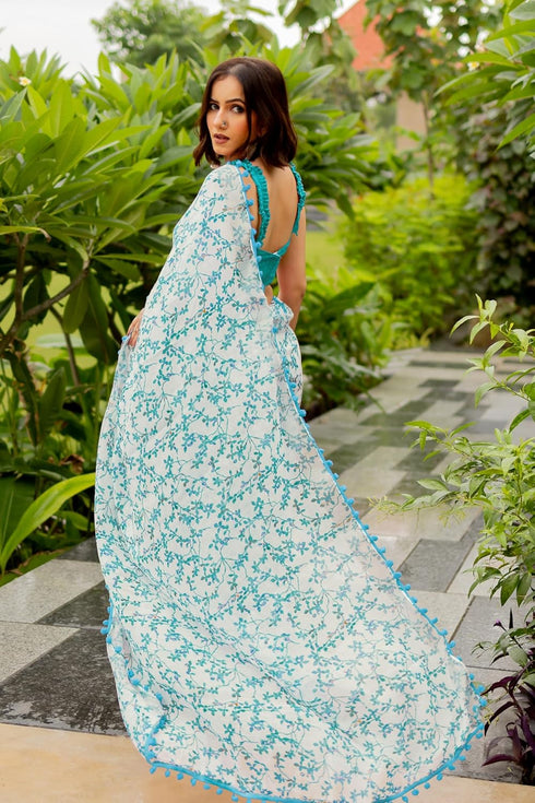 Vasthrlay Fashion Pocket Printed Readymade Ethnic Wear