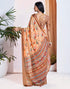 Vasthrlay Georgette Printed Unstitched Multicolor Saree