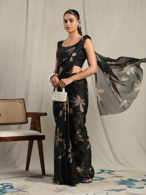 Vasthrlay Chiffon Floral Saree