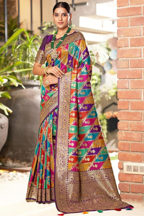 Vasthrlay Kanjivaram Woven Blouse Ethnic Wear