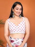 Vasthrlay White Womens Linen Ready To Wear Saree