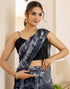 Vasthrlay Georgette Printed Unstitched Dusty Pink Saree