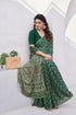 Vasthrlay Fashion Georgette Sequins Navy Ethnic Wear