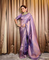 Vasthrlay Banarasi Unstitched Saree