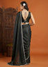 Vasthrlay Maroon Border Unstitched Saree