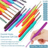 58 Pcs Crochet Kit: Beginner Adults, Kids Ergonomic Crochet Hooks Set with Case, DIY