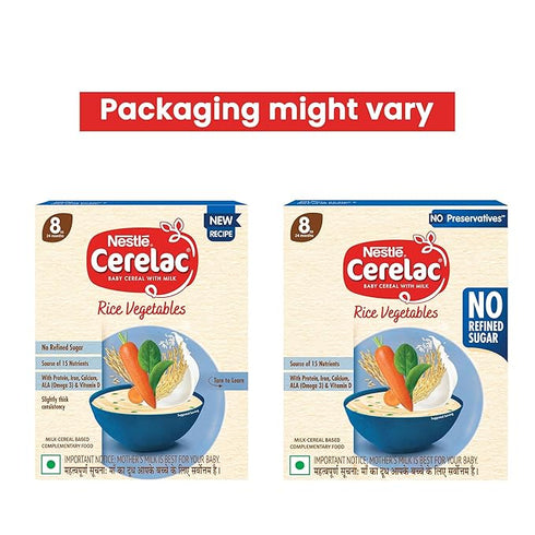 CERELAC Baby Food Cereal | Rice Vegetables