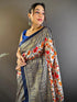 Vasthrlay Chanderi Printed Unstitched Ethnic Wear
